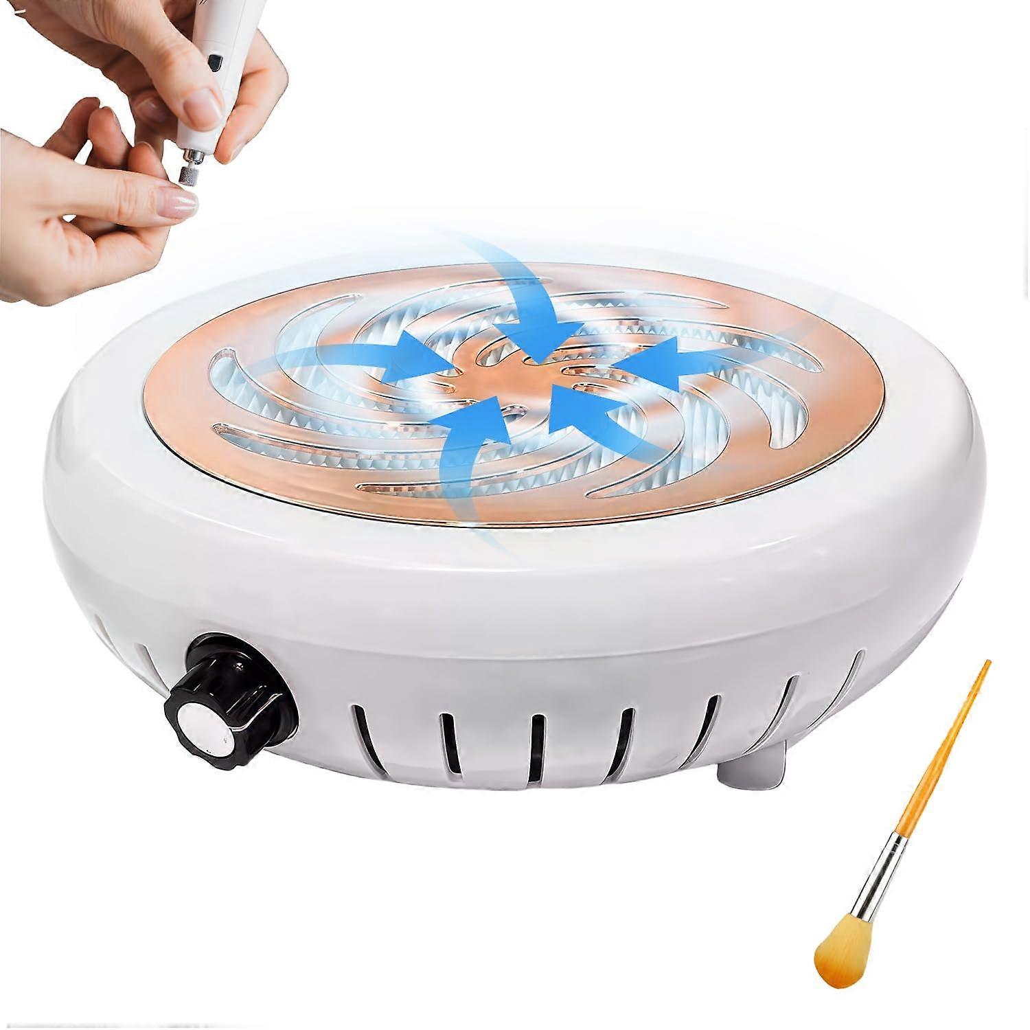 Professional Nail Dust Collector 48W Electric Vacuum with Filter and Low Noise for Salon and Home