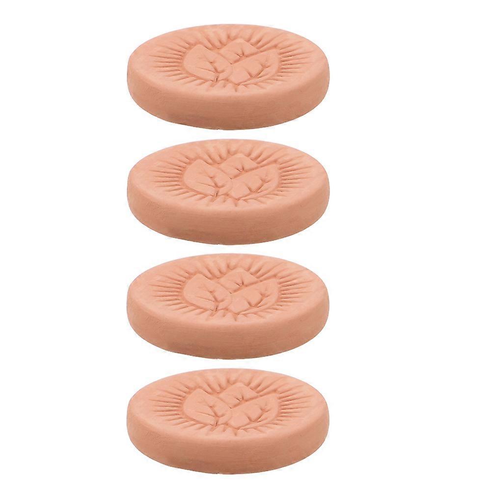 Snowman Cigar Humidification Sheet Clay Disc for Moisture Control 4Pcs