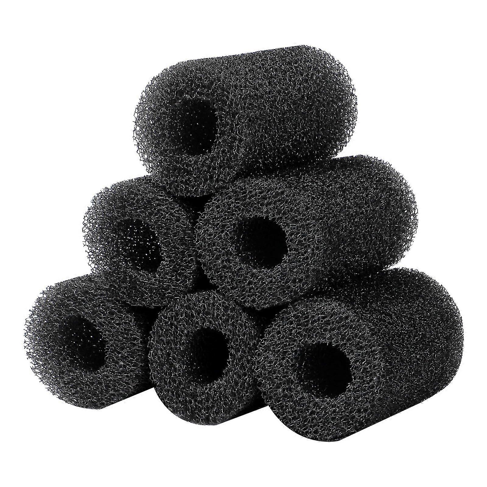 6Pack Aquarium Prefilter Sponge for Shrimp and Fry, Filter Intake Foam Cover Protects Baby Fish