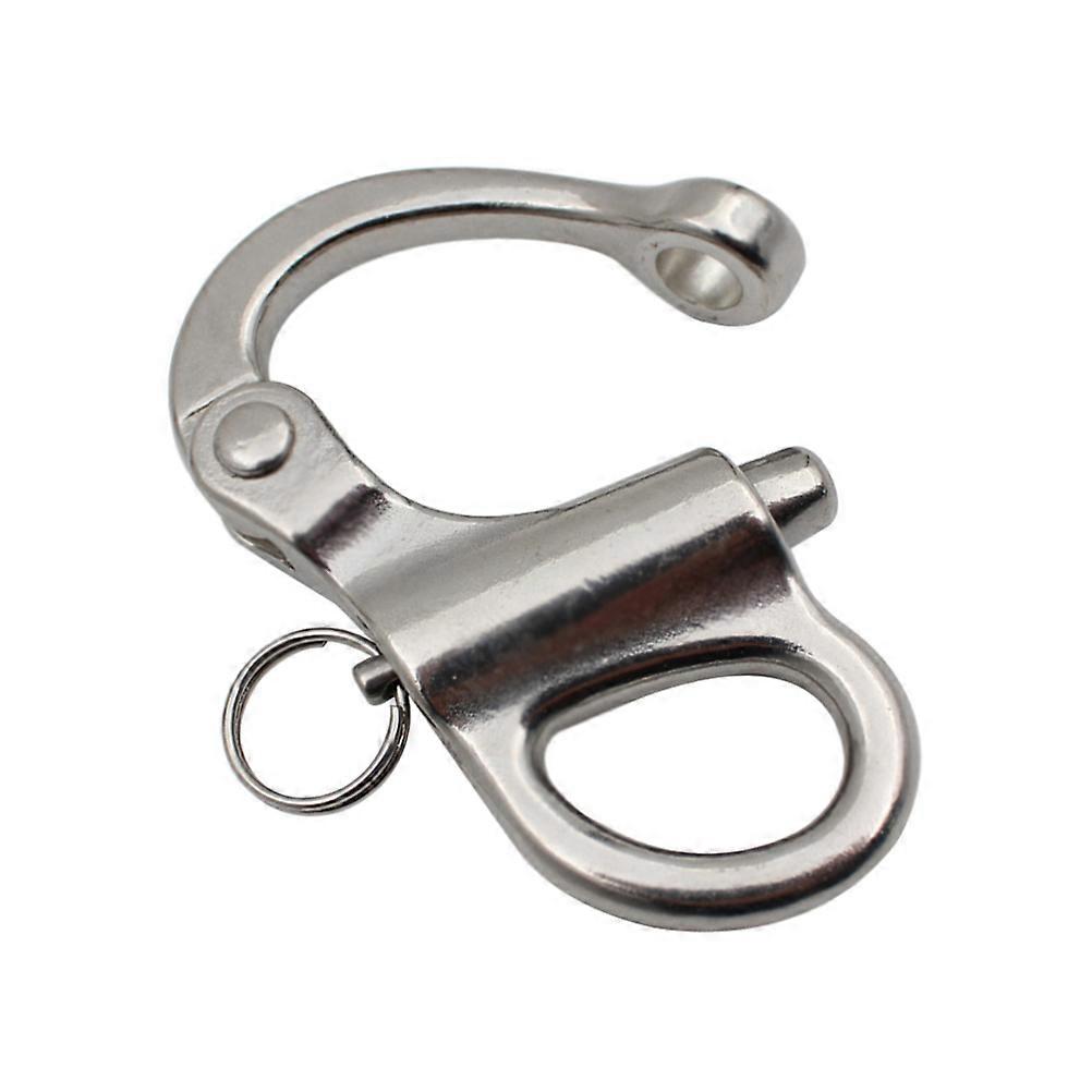 Fixed Shackle Eye Snap Hook for Marine Quick Release 2Pcs