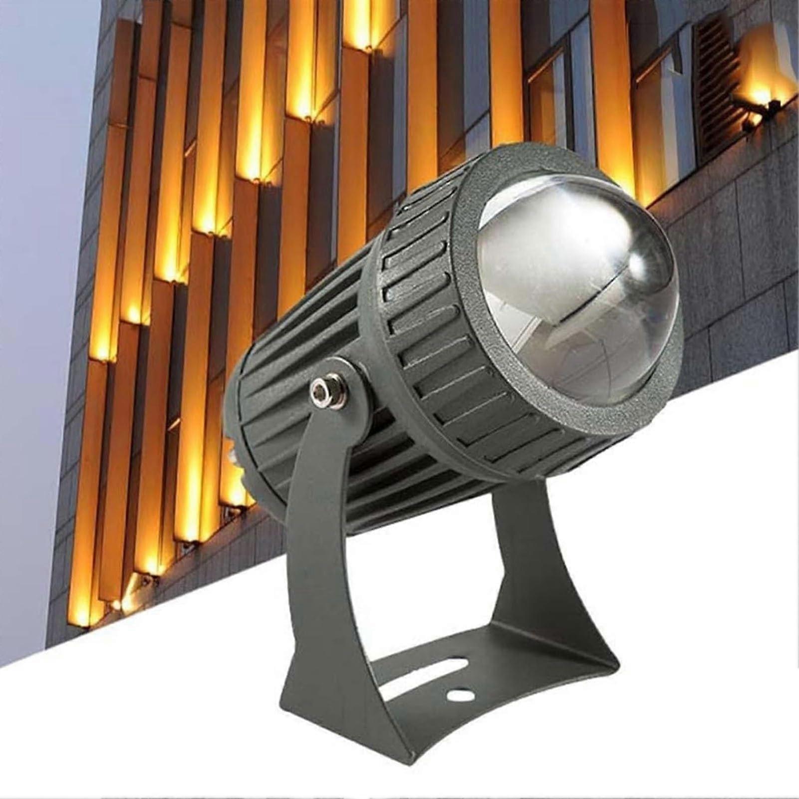 LED Landscape Spotlight with 360° Rotation, Long Range Beam, IP65 Waterproof, Red 12V Outdoor Light
