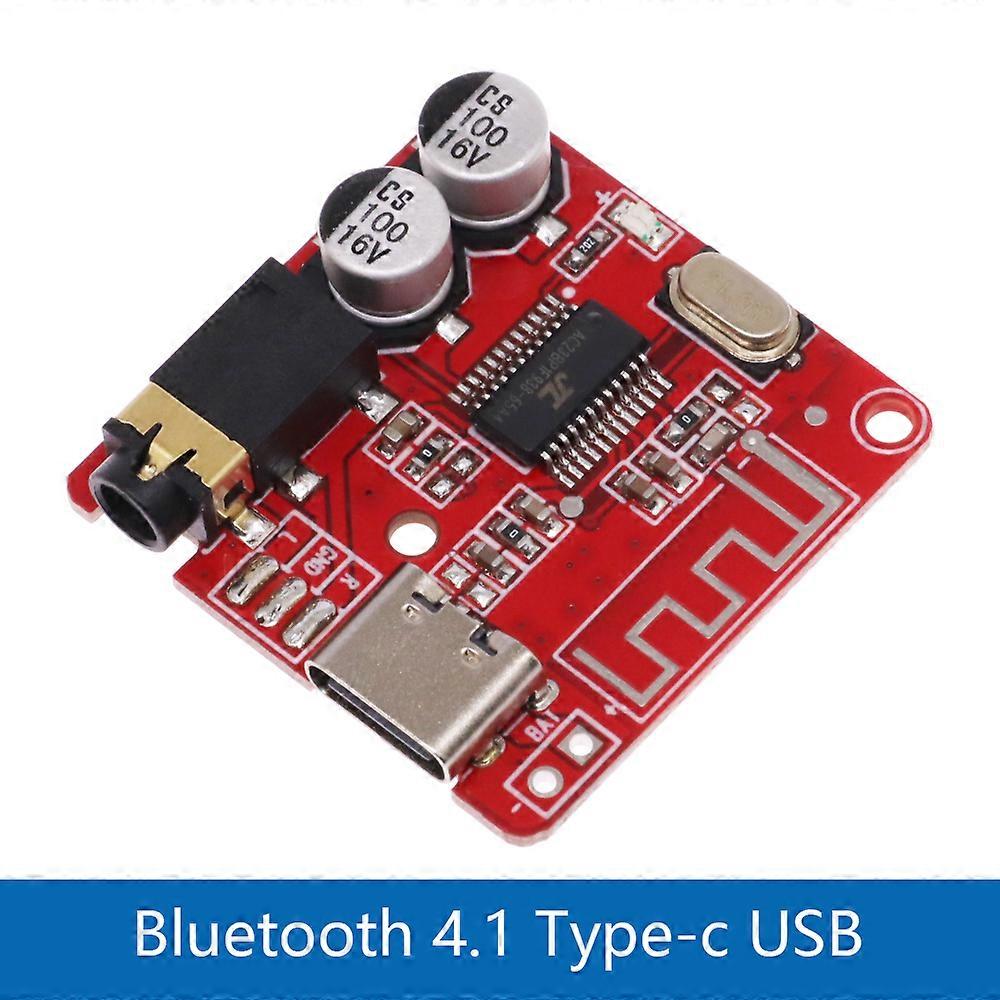 DIY Bluetooth Audio Receiver Board TYPE-C Bluetooth 5.0 MP3 Lossless Car Audio Decoder Board Wireless Stereo Mcomic Module 3.7-5V