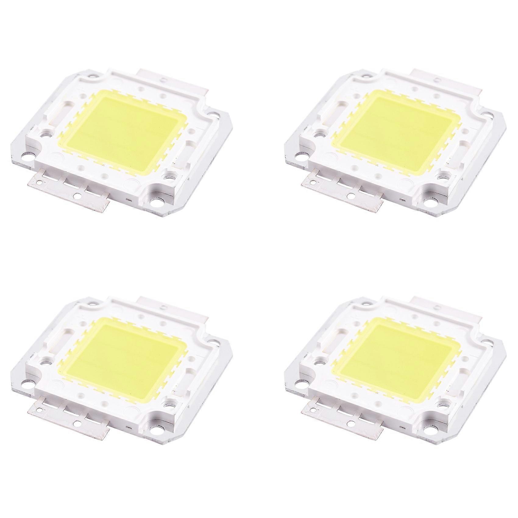 4X Square Shape White DC Light Lamp COB SMD LED Module Chip 30-36V 20W