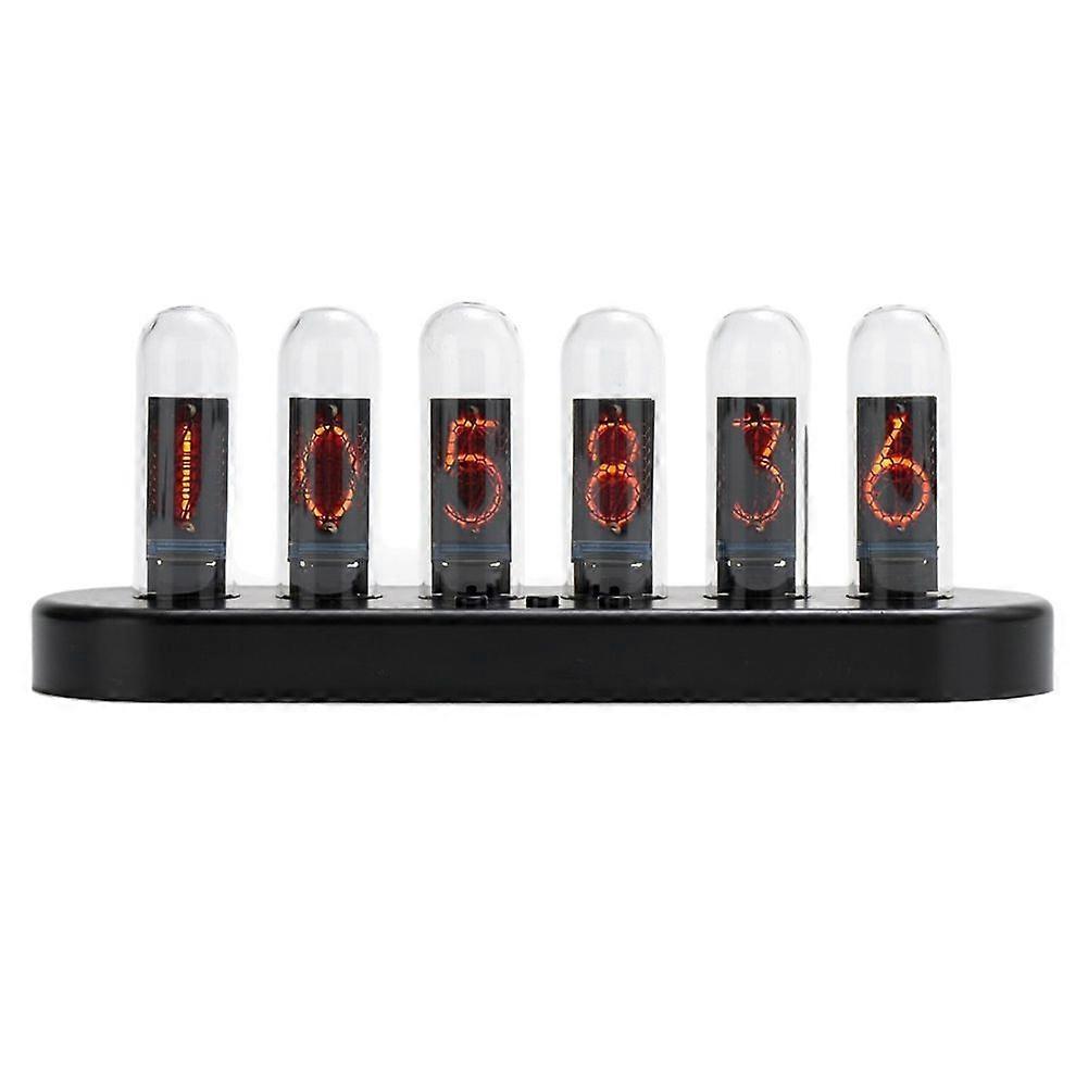 Nixie Tube Clock Color Screen Digital Clock DIY Analog Digital Tube WiFi Time Desktop Desktop Digital Clock A