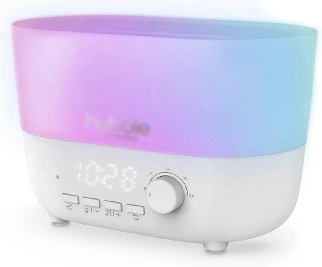 5in1 Humidifier and Aroma Diffuser with Bluetooth Speaker, LED Clock, Night Light for Bedroom