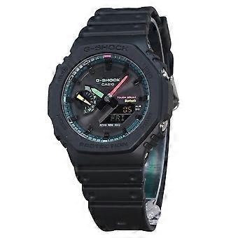 Casio G-Shock Analog Digital Smartphone Link Multi Fluorescent Accents Series Tough Solar GA-B2100MF-1A 200M Herrenuhr