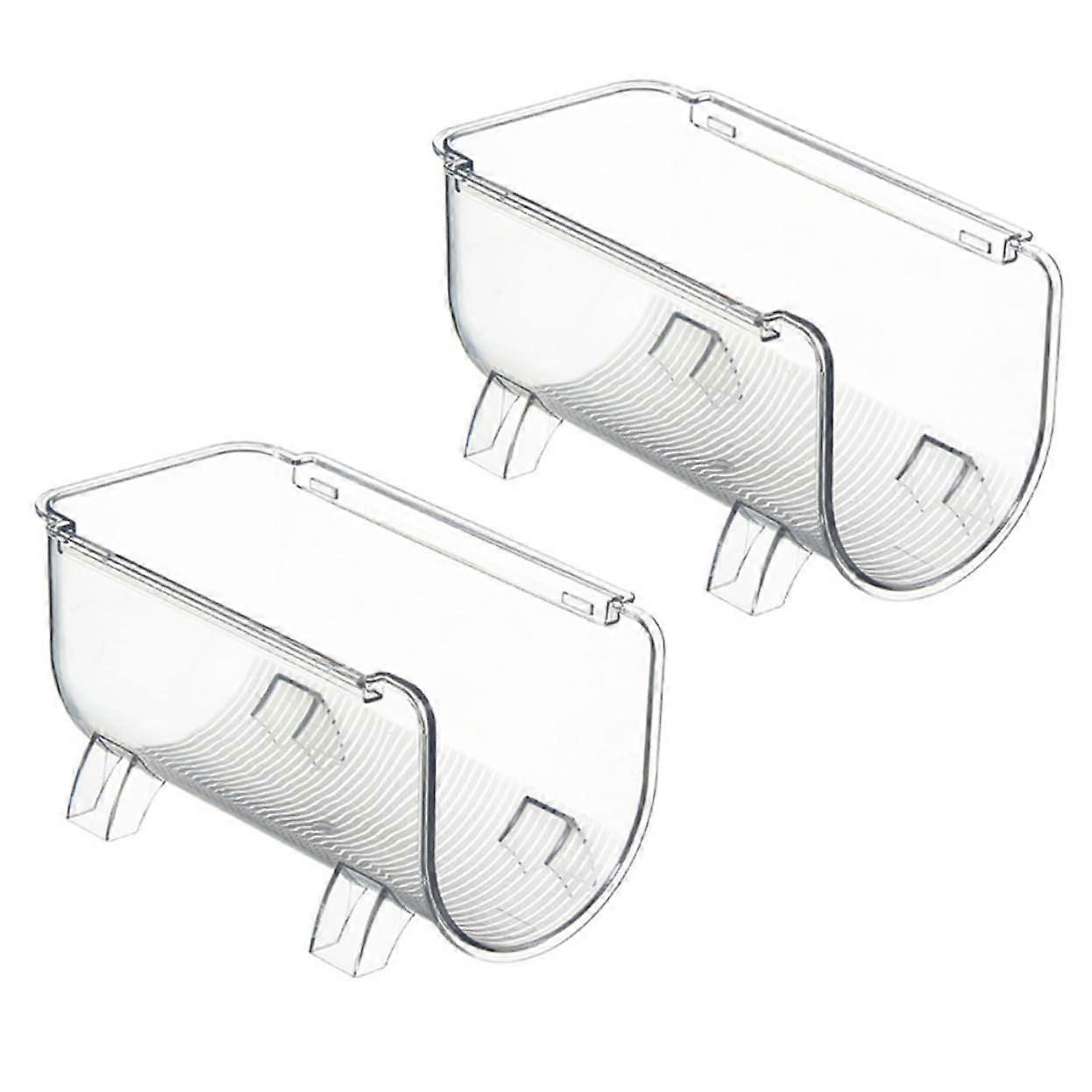 2Pcs Water Bottle Organizer Stackable Rack for Fridge and Pantry Drink Storage Shelf