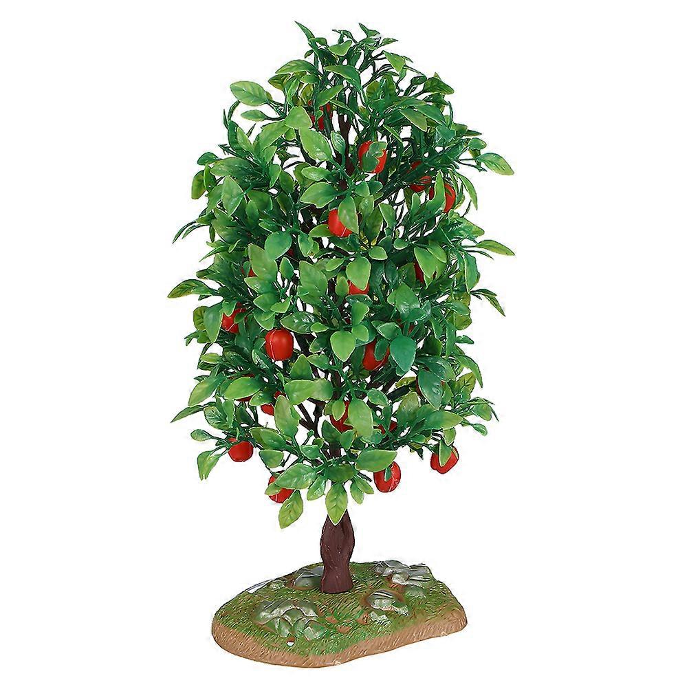 Artificial Apple Tree Model for Decoration Multi Color Plastic Mini Scene Tree