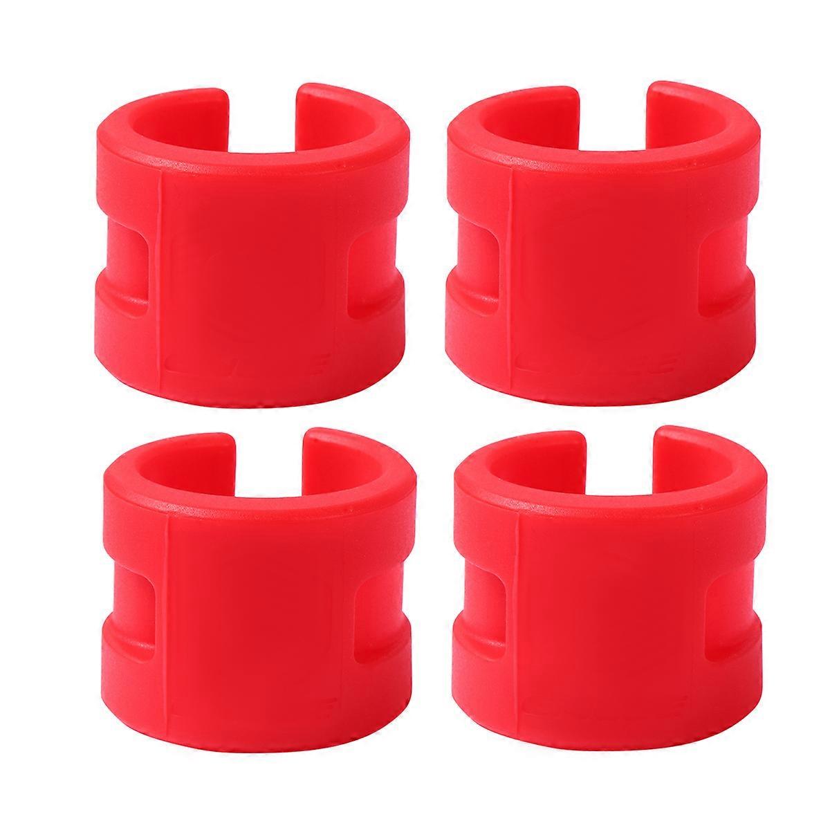 Protective Rings Rubber Rear Fork Chain Protector for Bike 4Pcs Pack