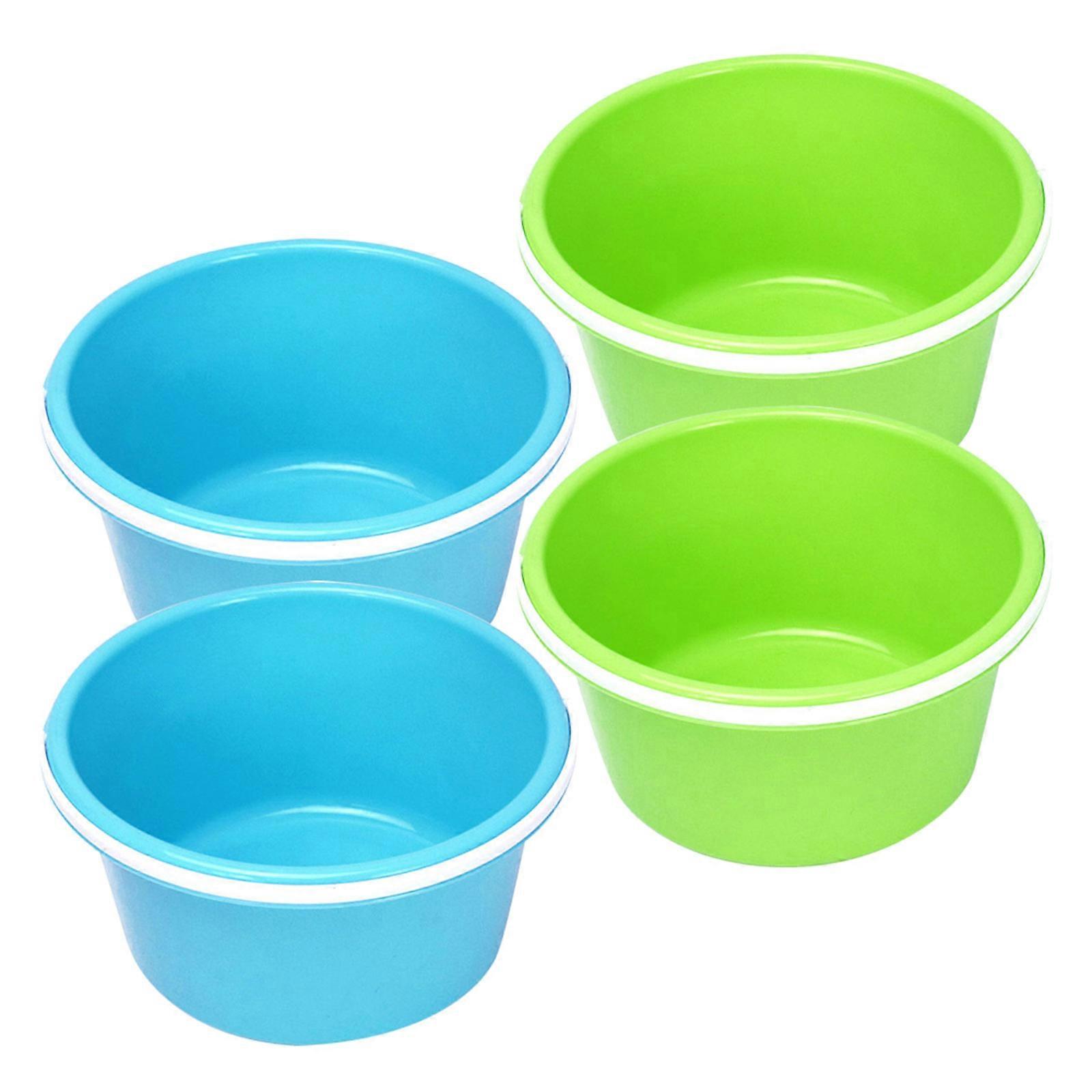 Plastic Sand Buckets Beach Pail for Storage Use 12Pcs Assorted Color