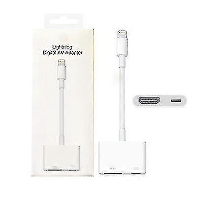 Lightning To Hdmi Same Screen Cable, Support Ios 12/13 25-26