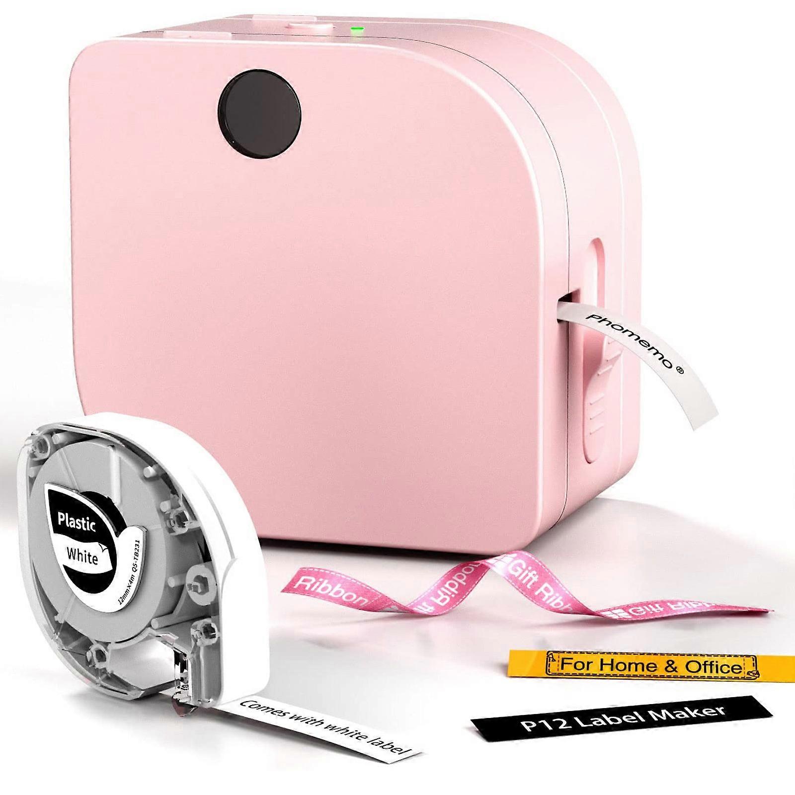 PHOMEMO P12 Mini Handheld Thermal Printer Wireless Bluetooth-compatible Label Printer