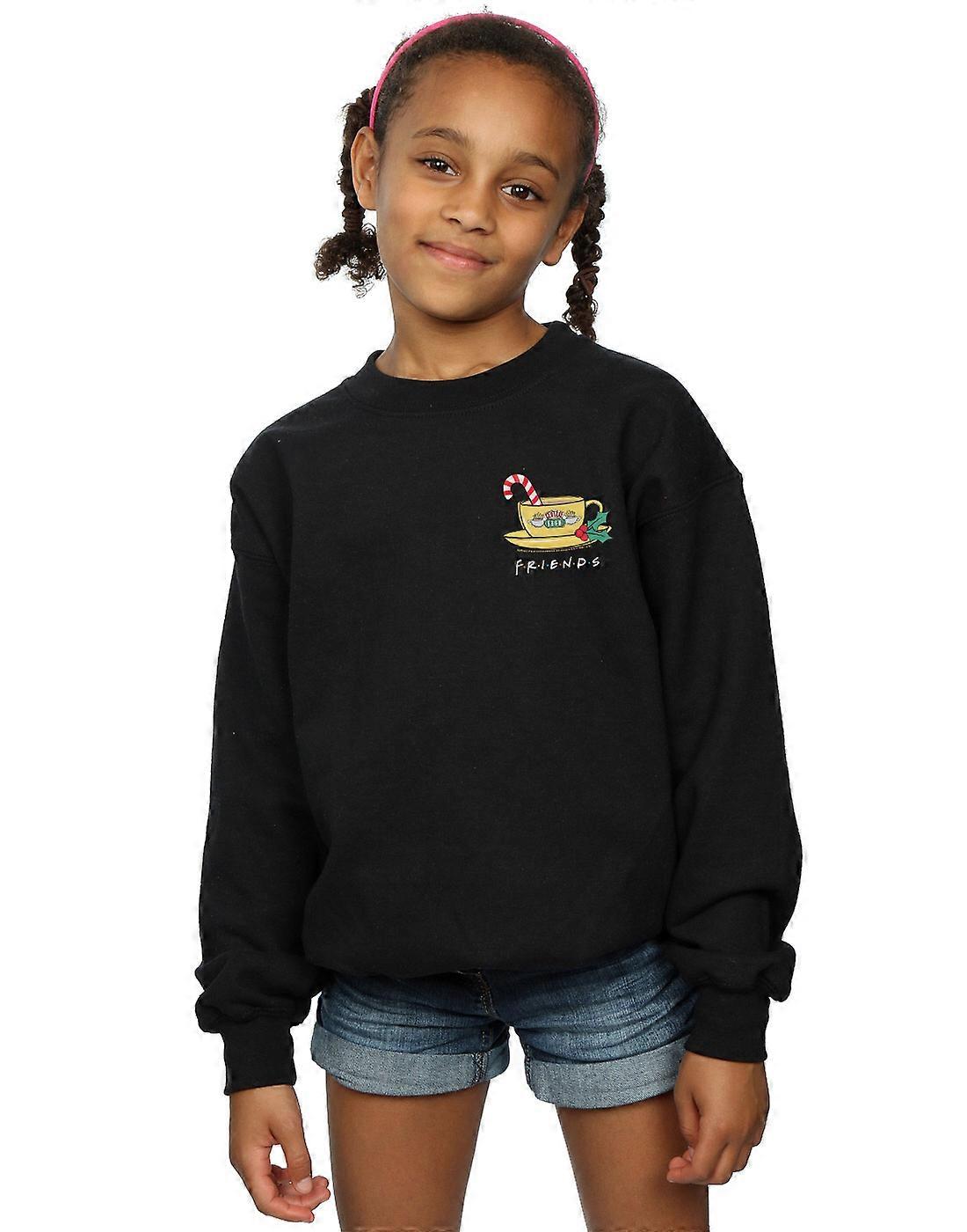 Venner jenter Christmas kaffe krus bryst print Pullover