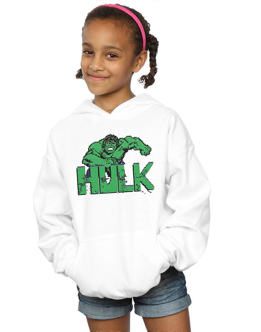 Marvel tyttöjen Hulk pixelated huppari