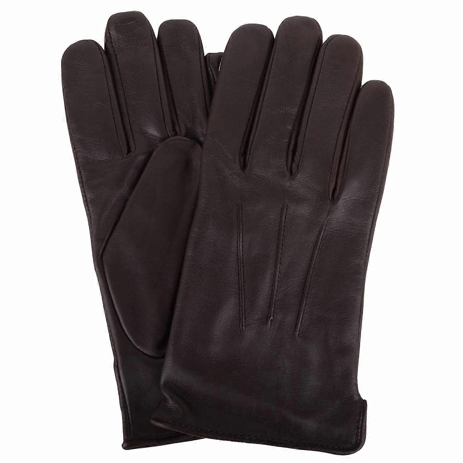 SnugRugs Genuine Leather Gloves with Classic Three Point Stitch
