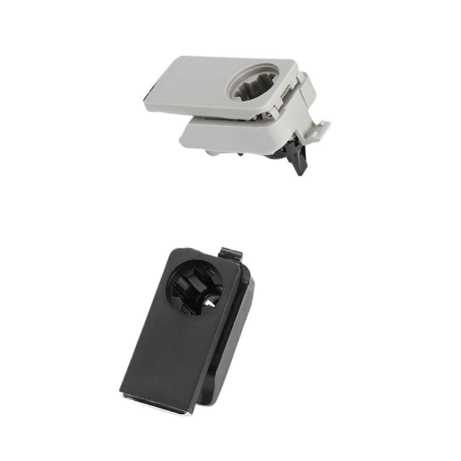 Car Glove Box Handle Cover for Mercedes EClass, Durable Lock Replacement with Adhesive, Gray White Ref:6236