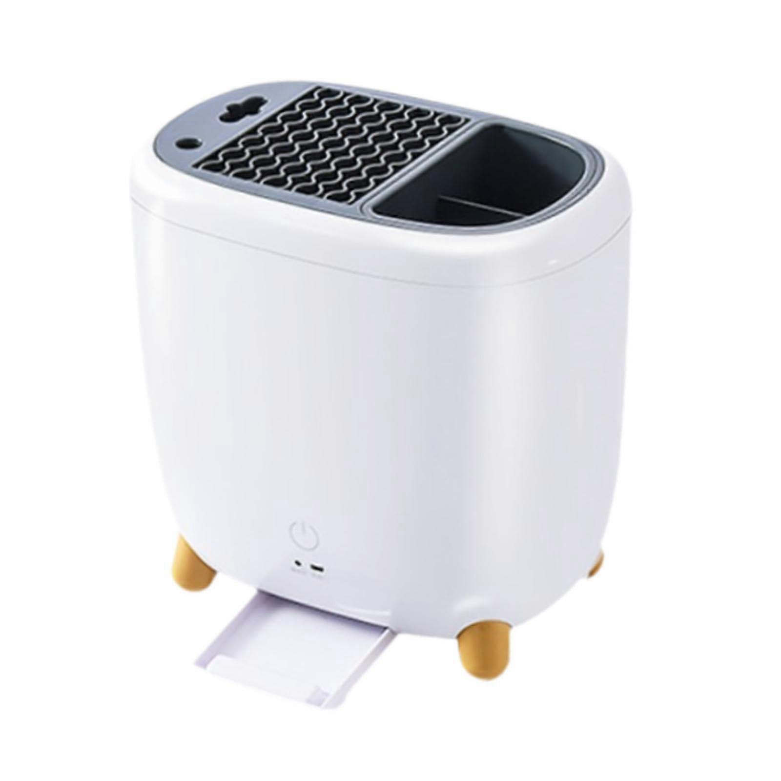 Knife Holder with Drying Function Space Saving Multifunctional Kitchen Knife Organizer Stand White