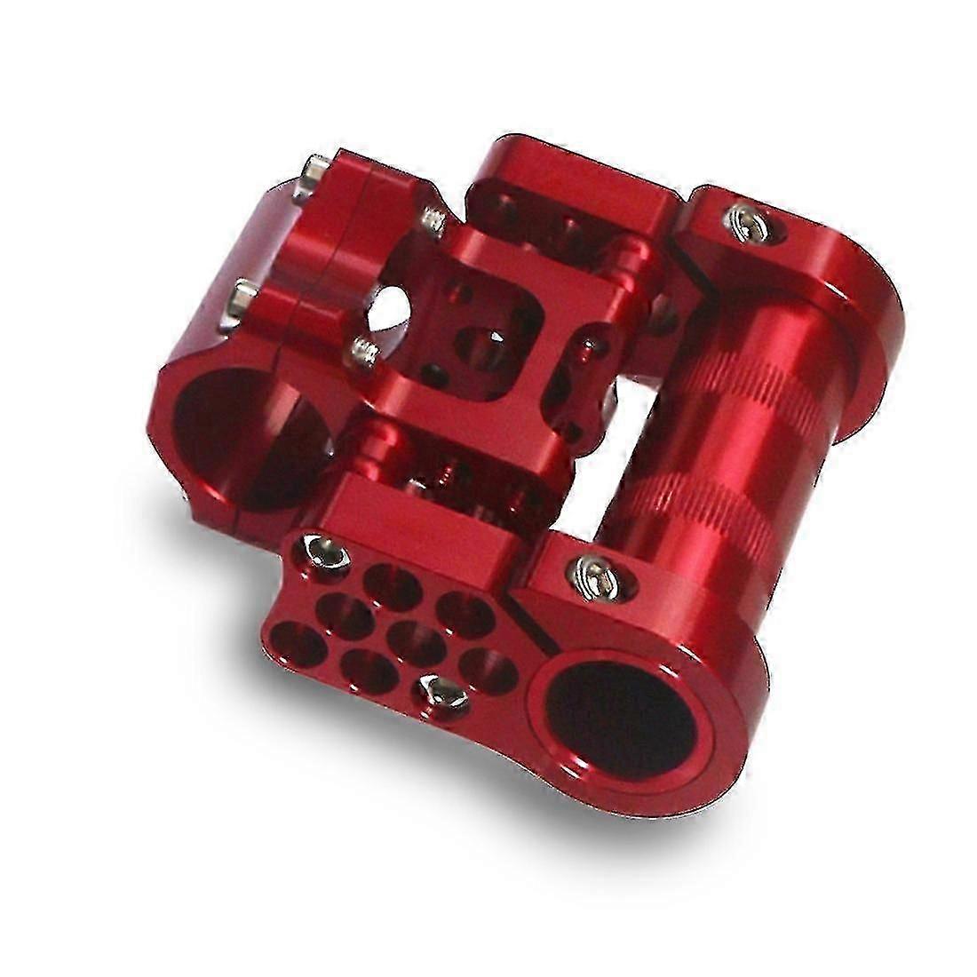 Folding Bike 25.4mm Adjustable Double Handlebar Stem Ultralight,red