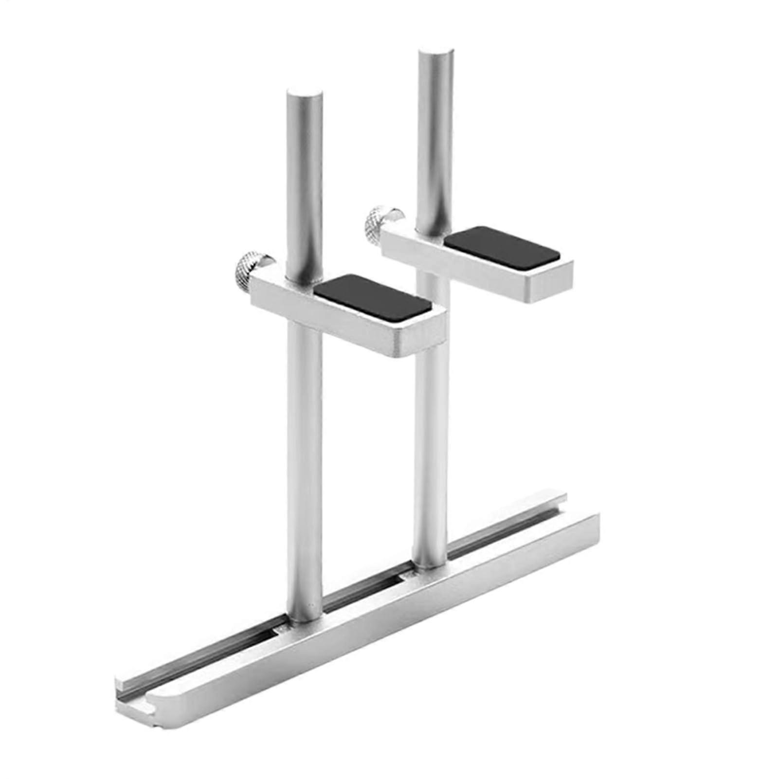 Vertical GPU Holder and AntiSag Bracket Adjustable Mount for ATX Cases with Aluminum Stand White