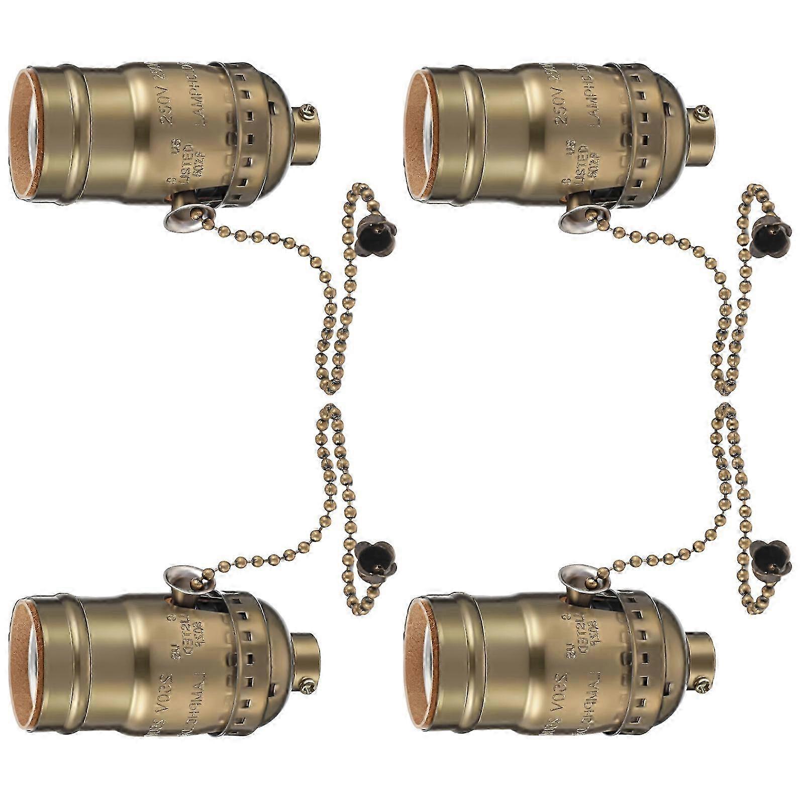 E26 lamp holder, tool-free installation, 4-pack, LED bulb fixing socket