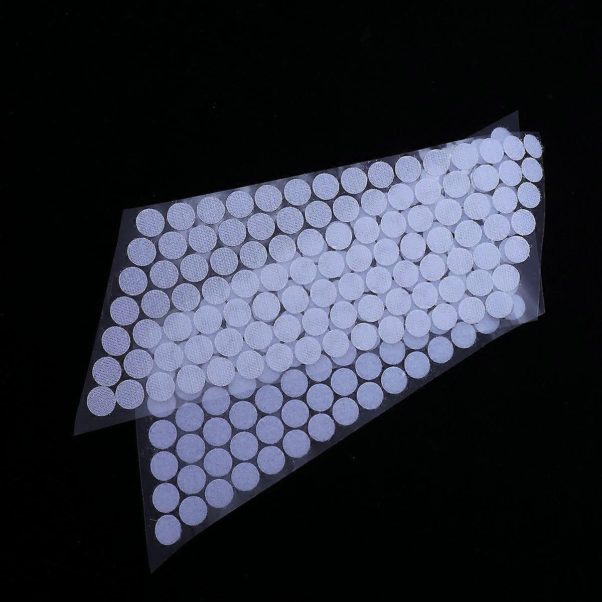 Back Sticky Tapes Hook and Loop Dot Sticker for Hook Sticking 200Pcs