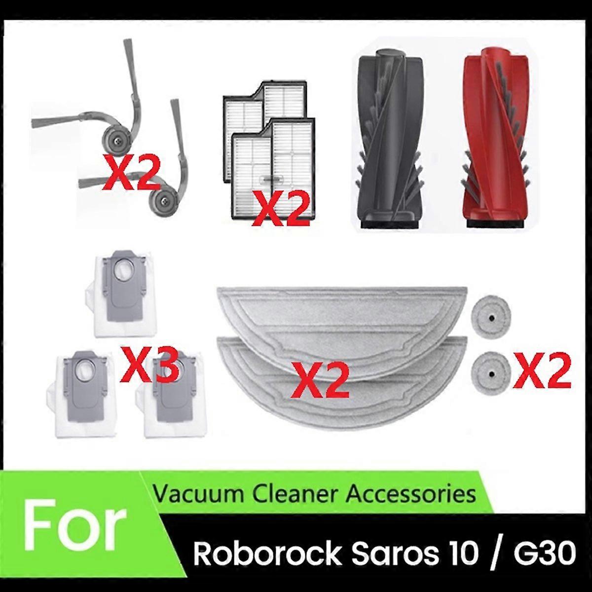 13PCS Replacement Kit for Saros 10/G30 Robot Vacuum Cleaner