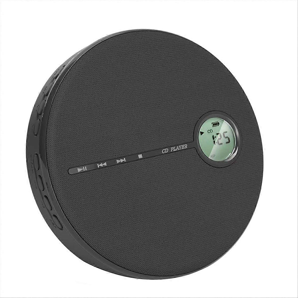 dobíjecí bluetooth CD přehrávač, hudební CD přehrávač pro auto černá