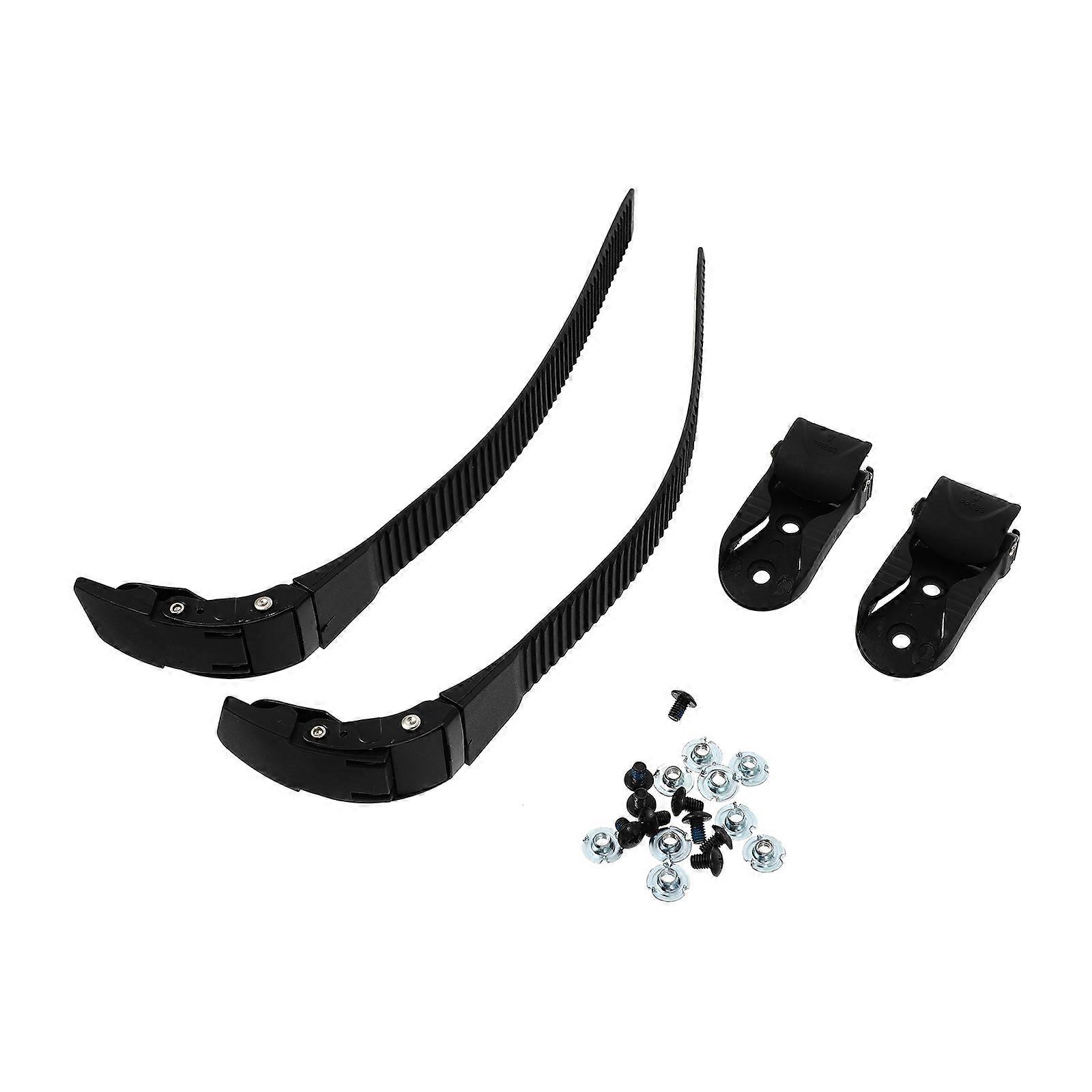 Skating Shoes Buckles Adjustable Roller Skates Accessories 6Sets Black