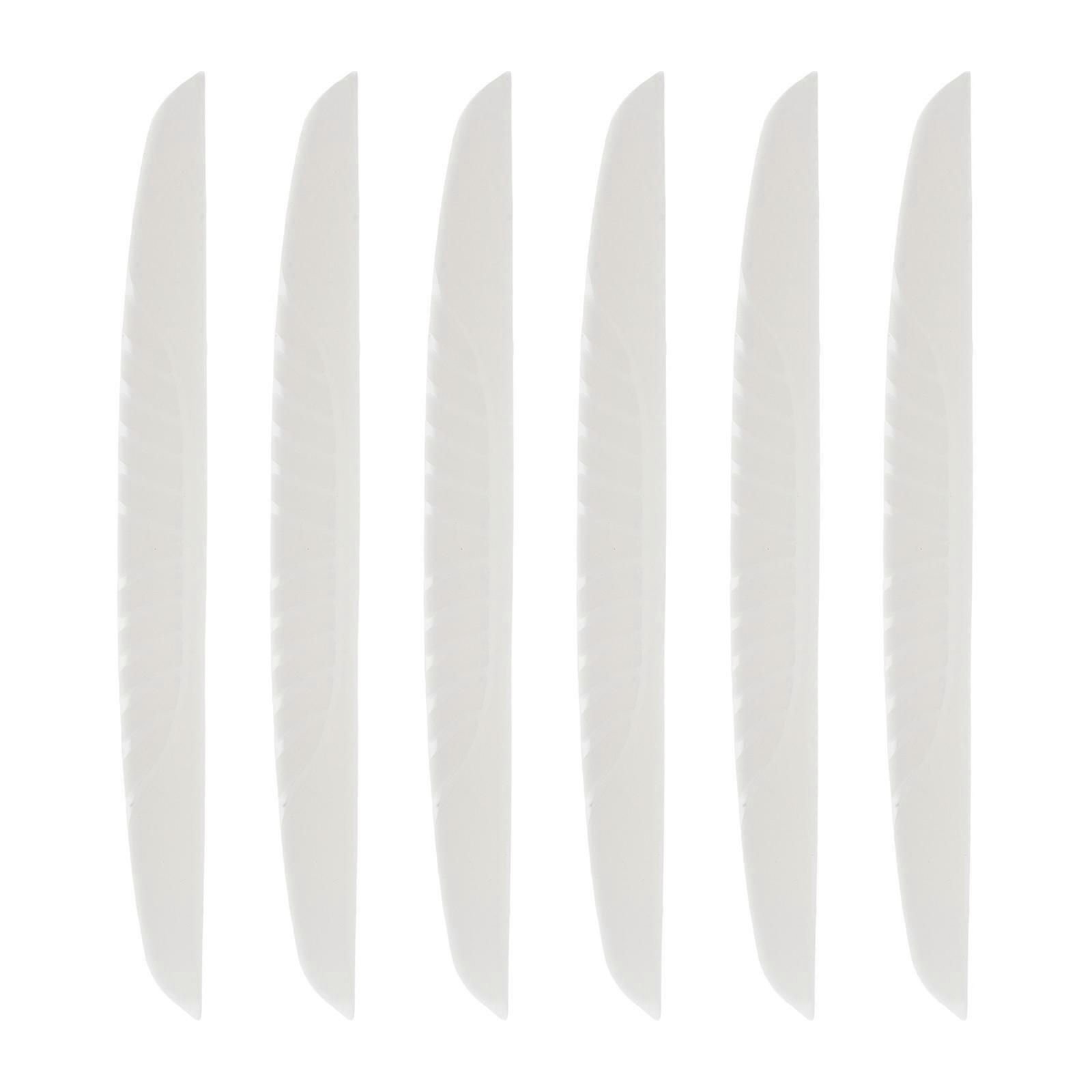 Car Door Protector Trim Strip for Anti Collision Function 12Pcs White PVC