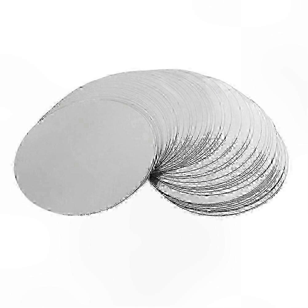 300-Pack 3" Silver Wine Pourer Discs, Drip-Free Drop Stop compatible Bottles