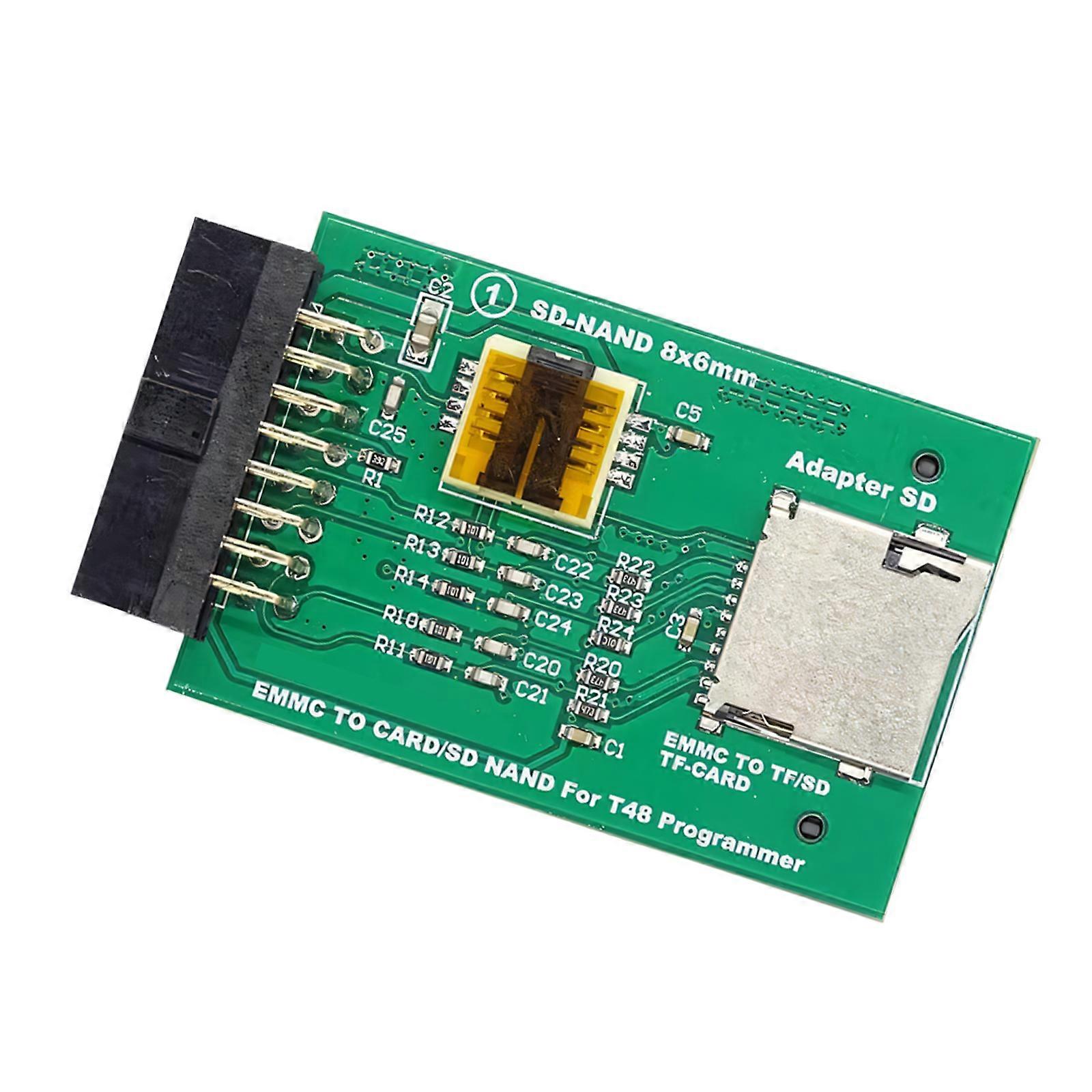 Fast Speed EMMC T48 Adapter For Fast Data Transfer And Programming With Durability PCB Multicolor