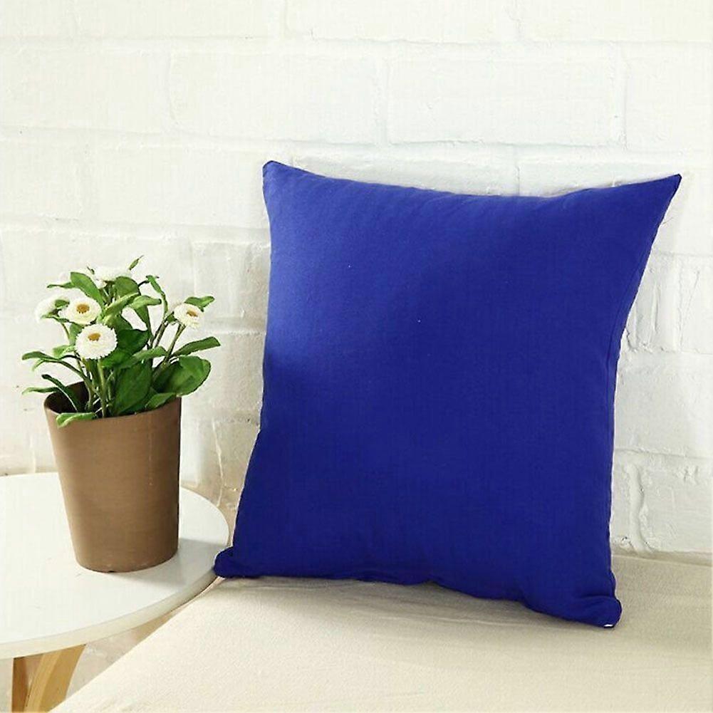 Throw Pillow Cover,Plain Solid Color Throw Pillow Case Home Sofa Linen Cotton