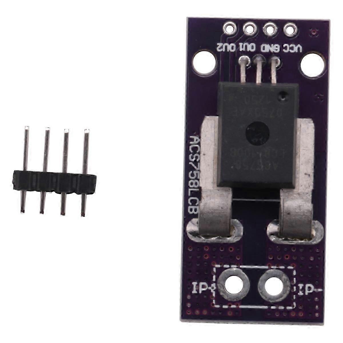 ACS758 ACS758LCB-100B Current Module Linear Hall Current Sensor PFF-T Current Detection 3-5V