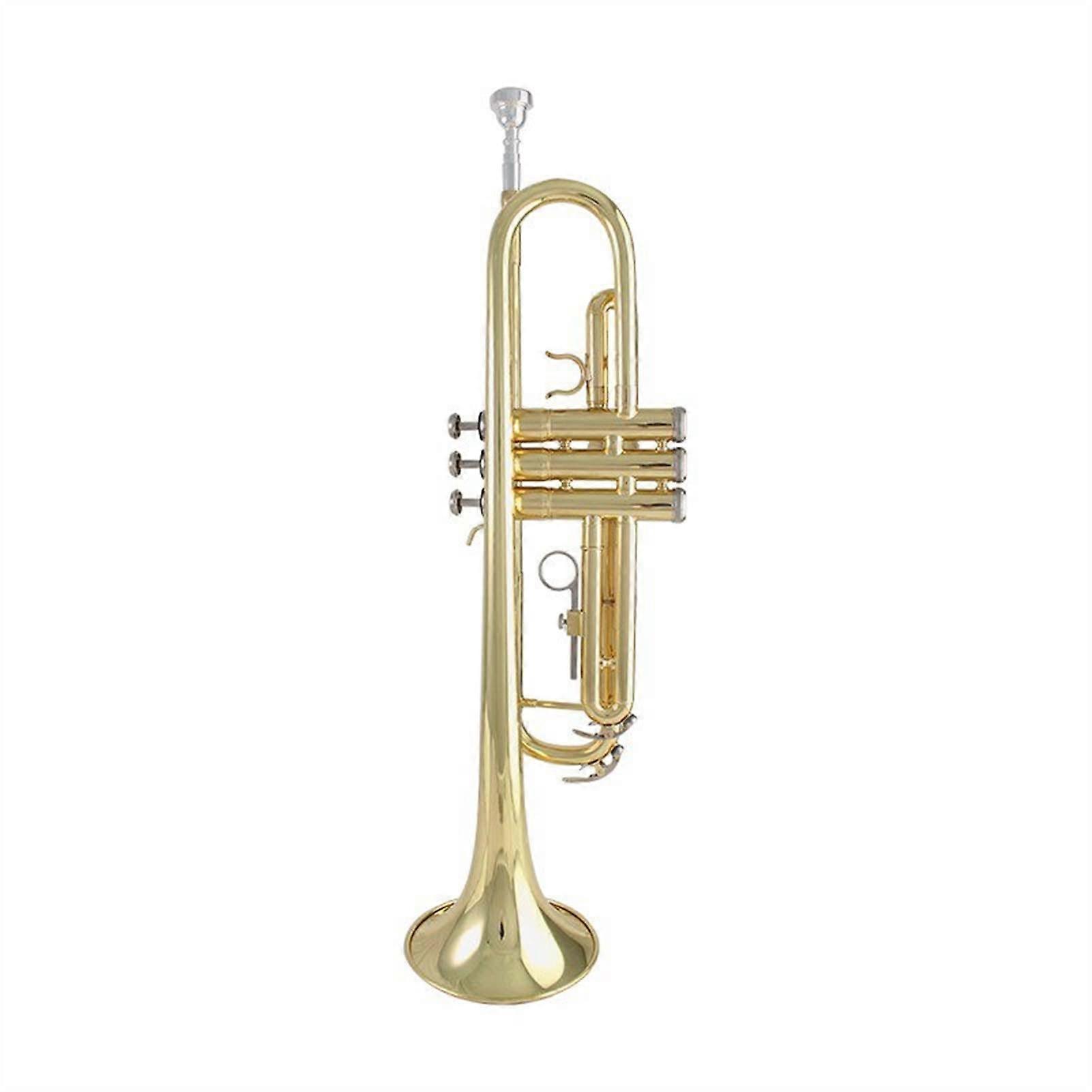 Beginner Bb Trumpet with Standard B Flat Tuning for Students and Practice Use