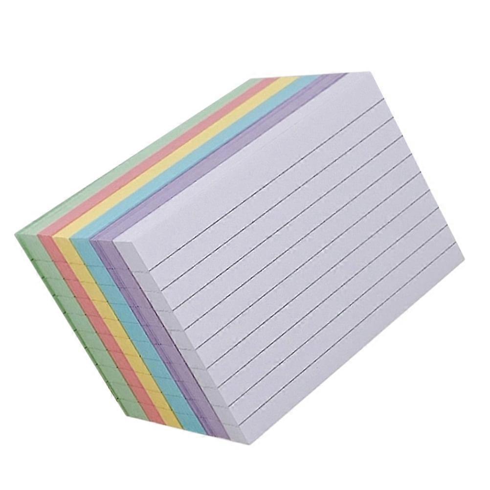 Versatile Study Flashcards, Assorted Colors, Ink-Resistant, 300Pcs