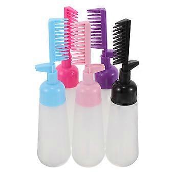 Hair Oil Applicator Comb Bottle for Hair Coloring Tools 20Pcs Assorted Color