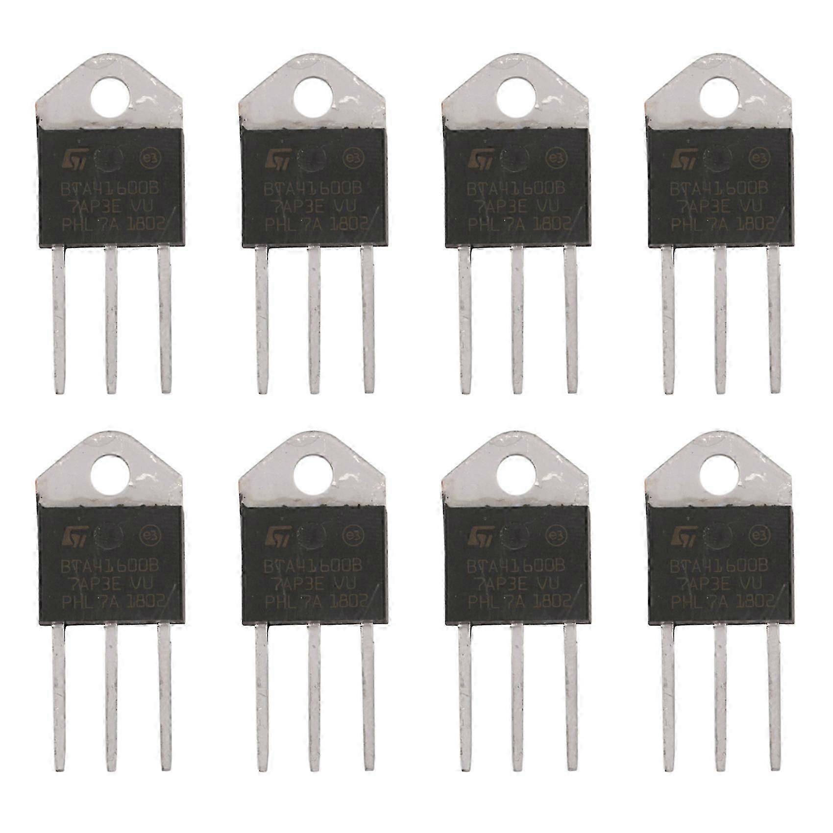 8X BTA41-600B 600V 40A Silicon Controller Rectifier Standard Triac