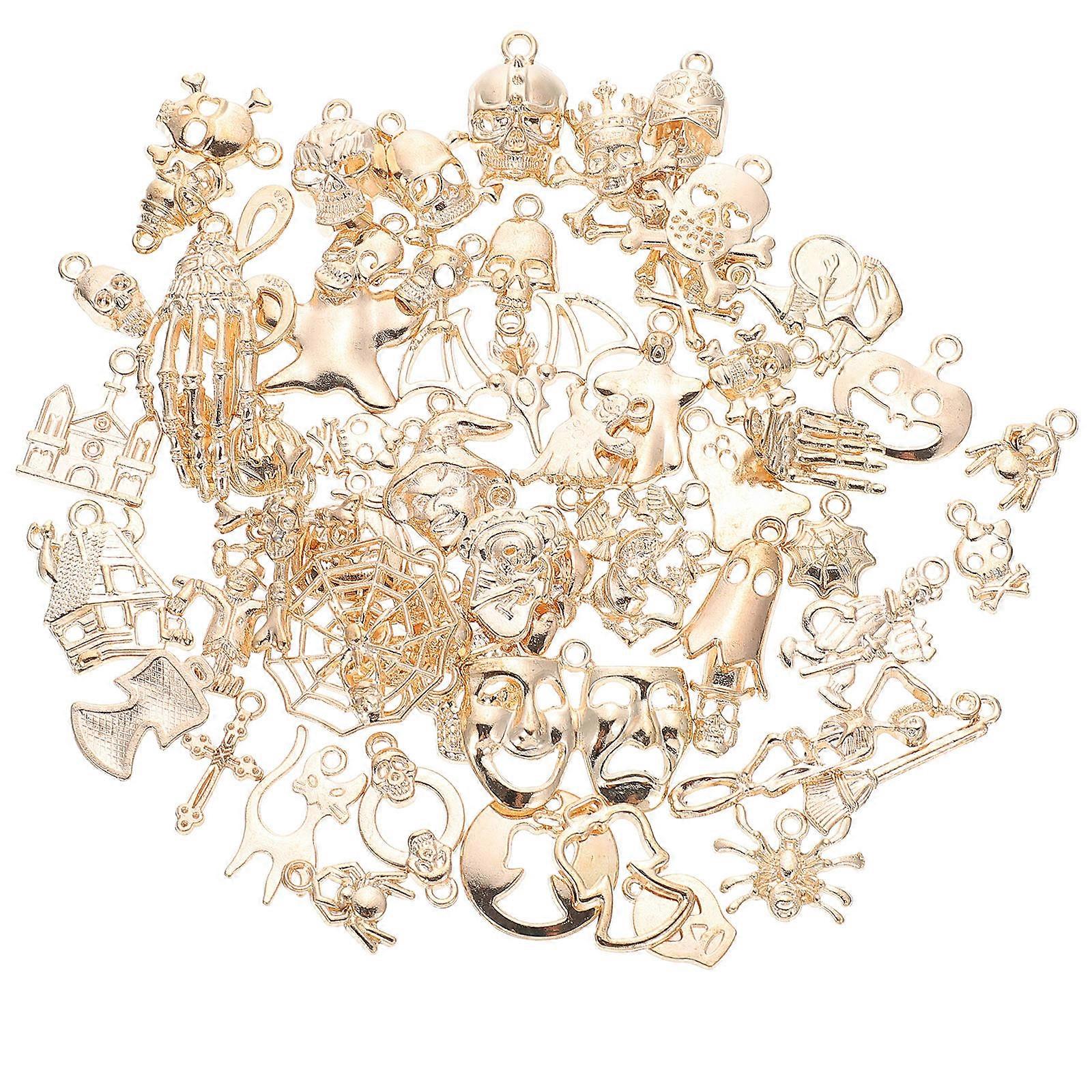 Alloy Decorative Necklace Charms for Multi-Function Bracelet 60Pcs