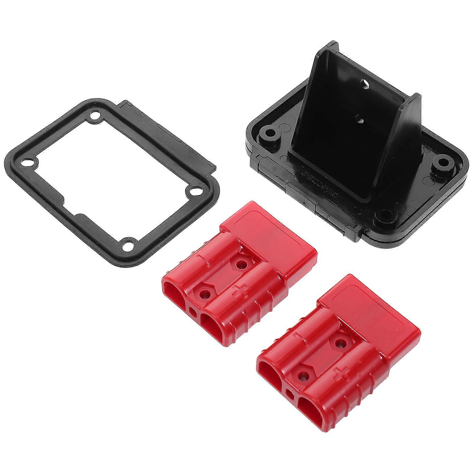 Flush Mount Panel Large Current Connector for 50A Quick Disconnect with Dust Cover