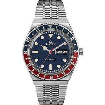 Timex Gents Q Blue Watch TW2T80700 – Distinctive Detail | Acotis