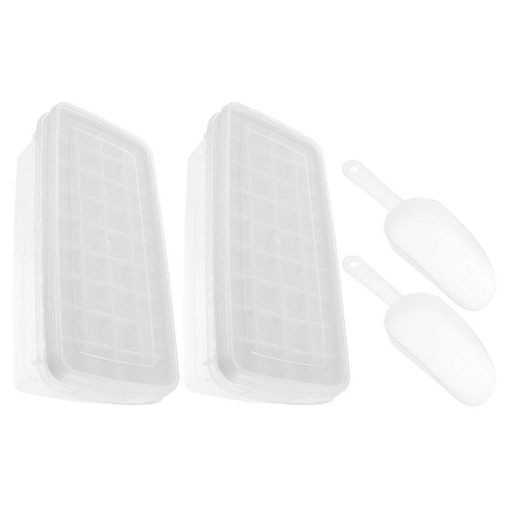 Ice Cube Tray Ice for Home Use with Convenient 2Sets