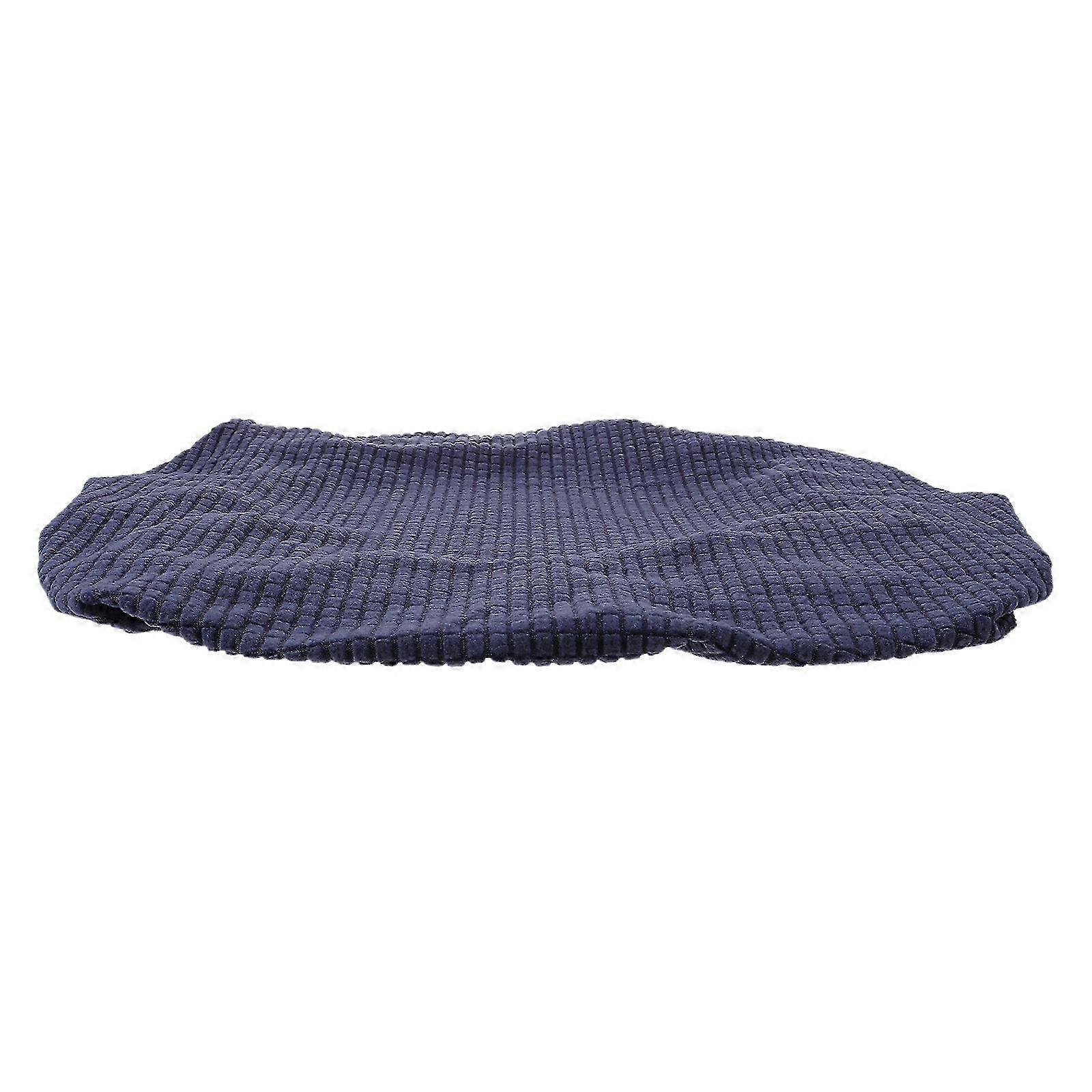 Elastischer Stuhlsitzbezug, 1 Stück, blaues Polyesterkissen