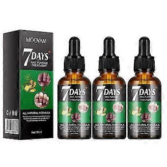 1-3 st 7 dagars nagelbehandling, ingefärsolja för nageltillväxt, multifunktionell nagelreparation, nagelstärkande oljeserum_DUIBW
