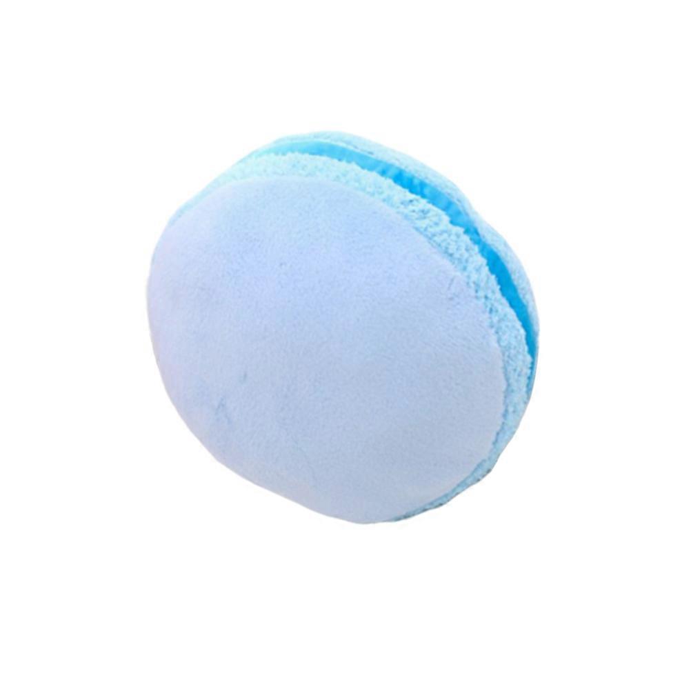 Throw Pillow Case Delicate Round Biscuit Shape for Home