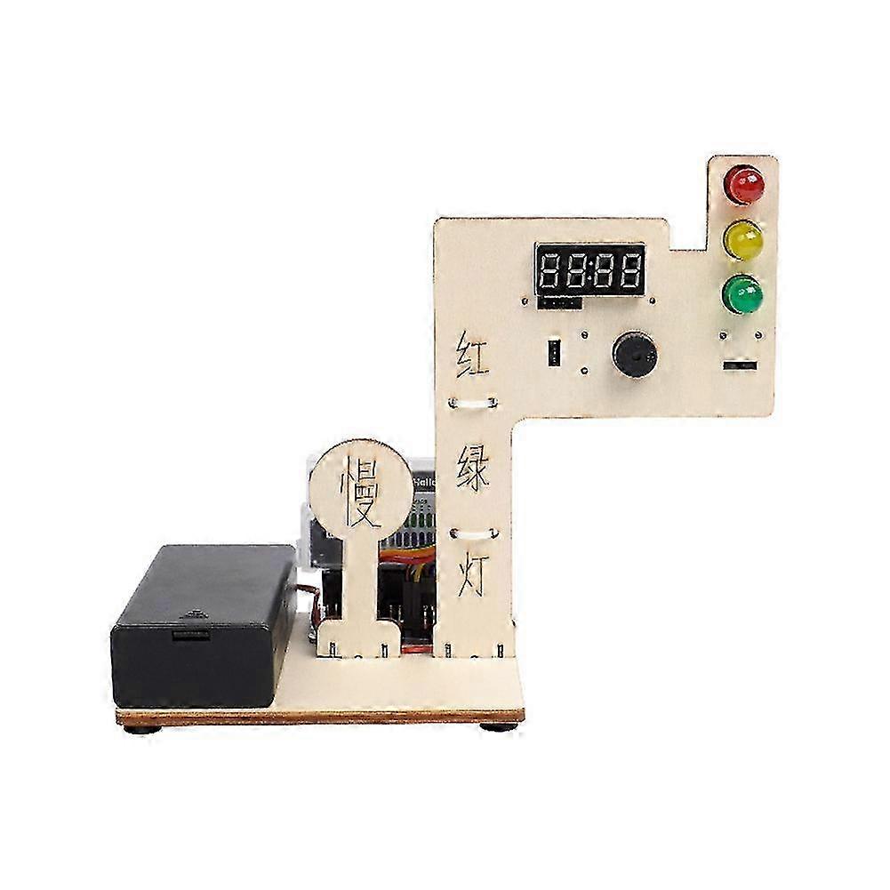 DIY Traffic Signal Light Kit Smart Programming Kit with U+ Program Card compatible with Mixly