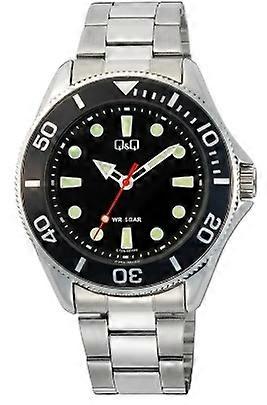 Q&Q GENT DIVER BLACK