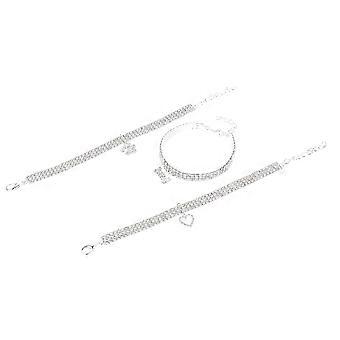 Decorative Pet Collar Wear Resistant Dog Collar Delicate Cat Necklace 15Pcs