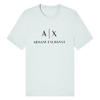 Armani Exchange Mens Lettering Logo T-Shirt