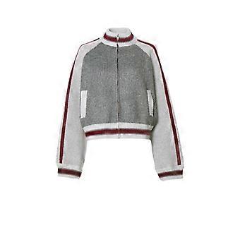 Guess Womens/Ladies Embroidered Logo Full Zip Raglan Sweater Top
