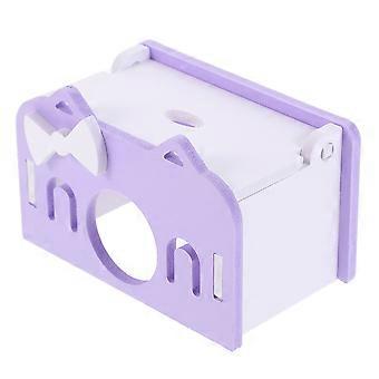 Guinea Pig Hideout House for Pet Use 4Pcs PVC Small Animal Habitat